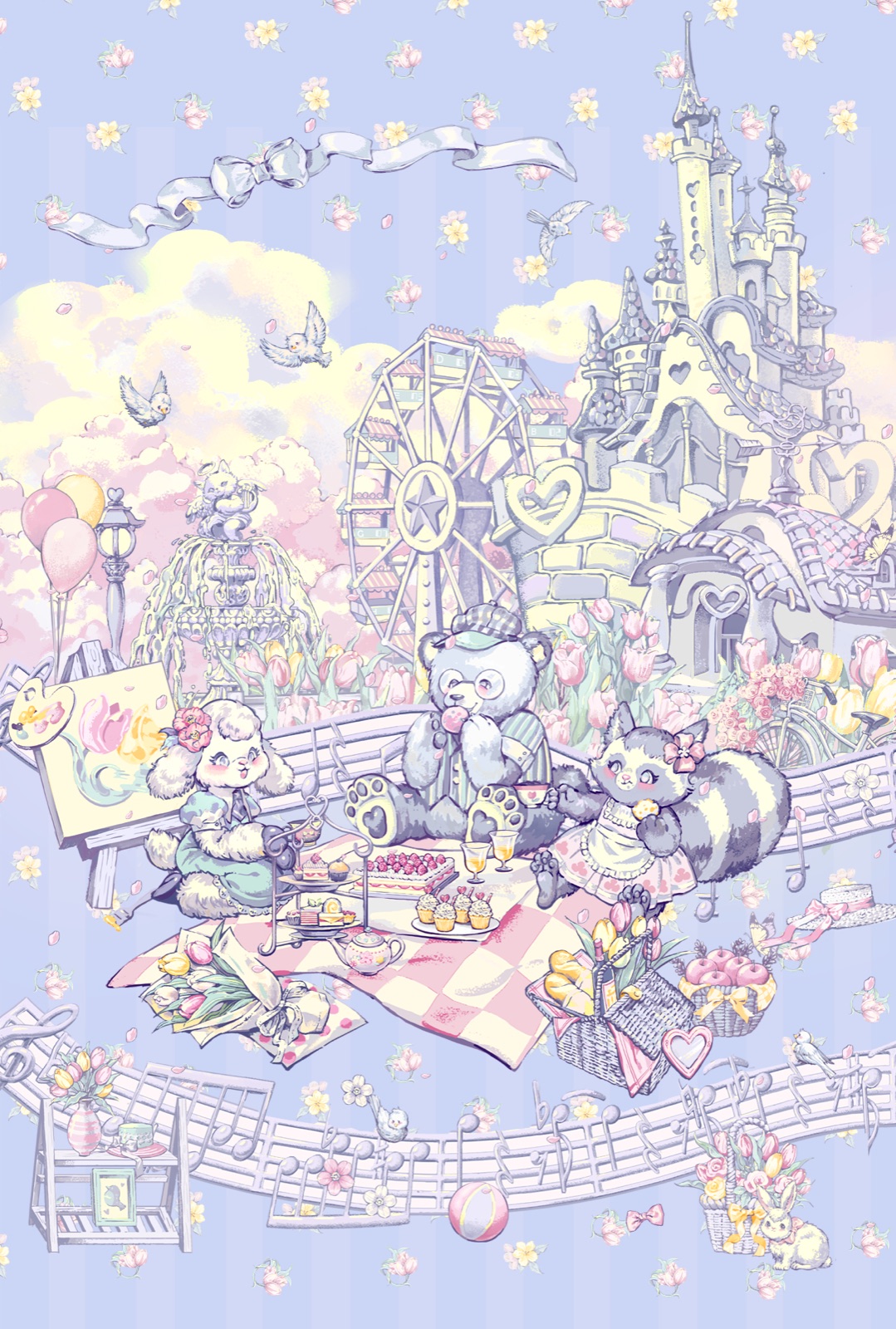 明信片正面7：春日圆舞曲10x15cm 80张